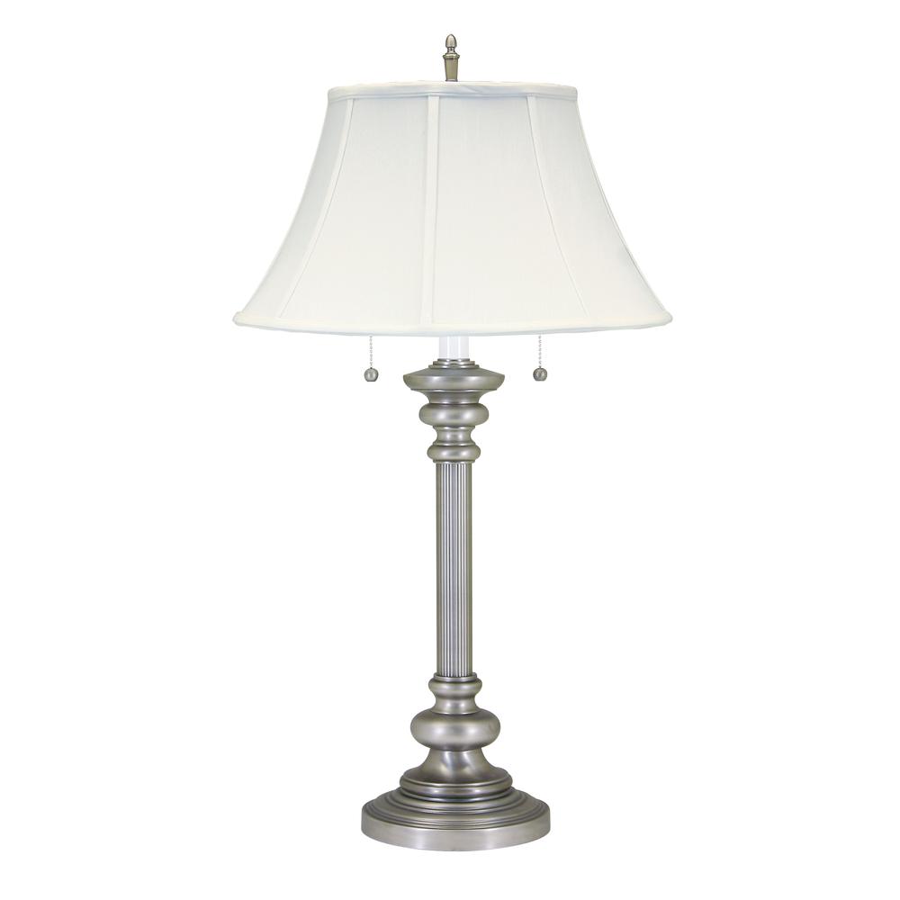 Newport 30.25" Pewter Table Lamp. Picture 1