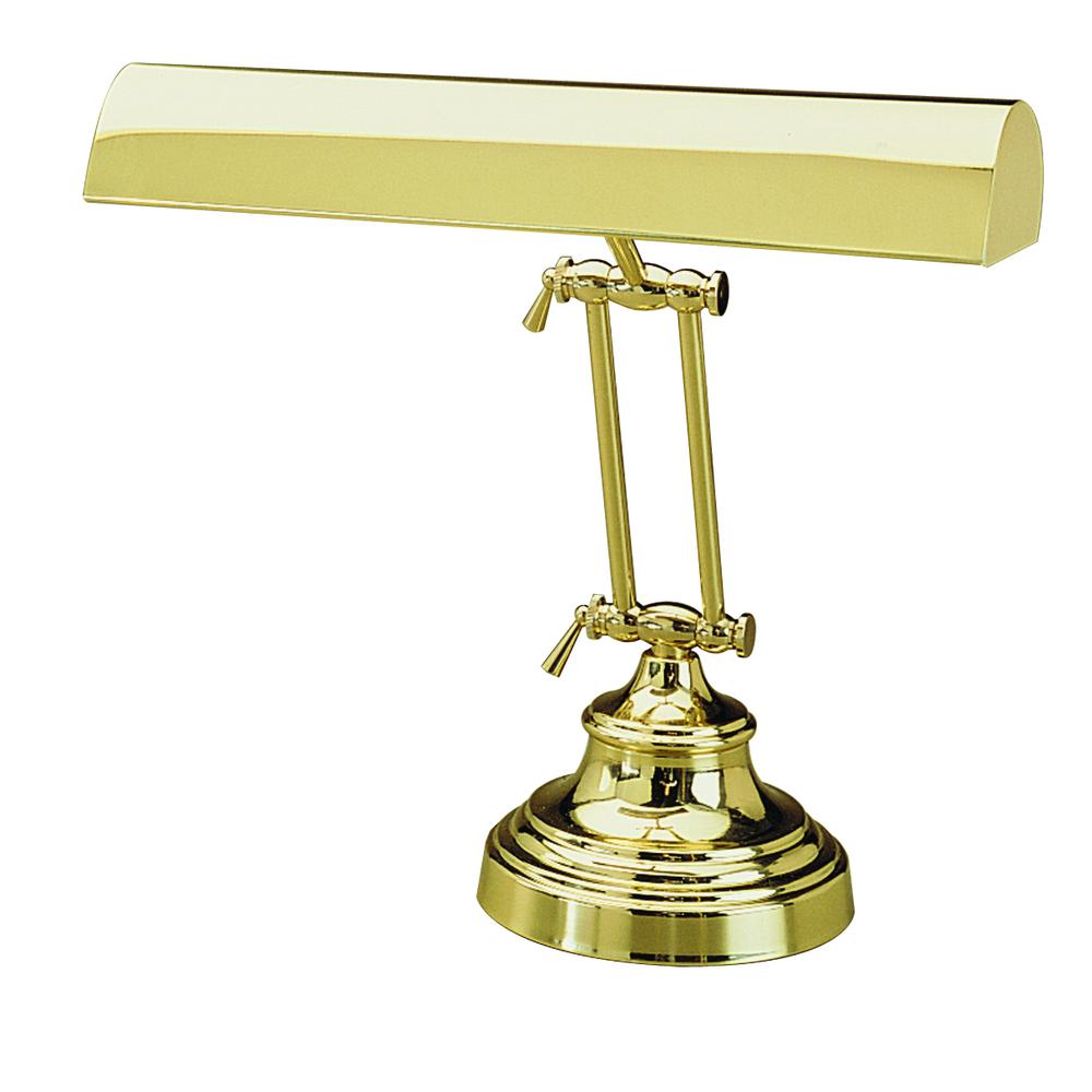 Desk/Piano Lamp 14" Polished Brass. Picture 1