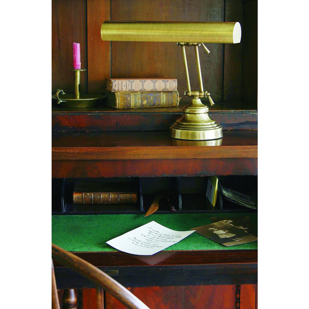 Desk/Piano Lamp 14" Antique Brass. Picture 2