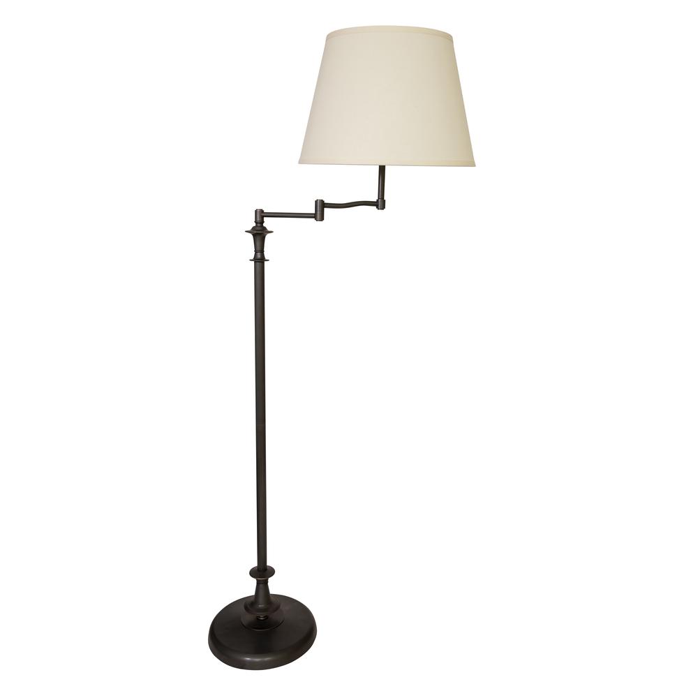 Randolph Swing Arm Floor Lamp in Oil Rubbed Bronze. Picture 1