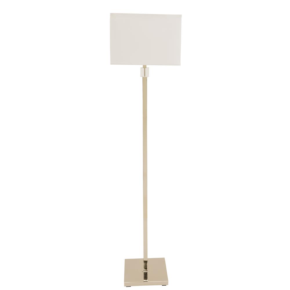60" Somerset Floor Lamp in Polished Nickel. Picture 1