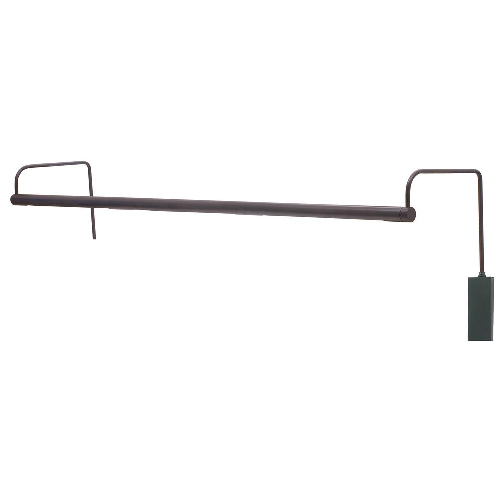Slim-Line 43" LED Picture Light in Oil Rubbed Bronze. Picture 2