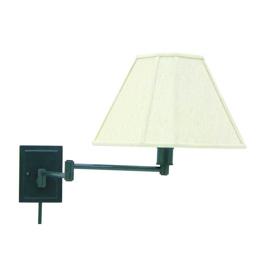 Wall Swing Arm Lamp in Oil Rubbed Bronze. Picture 1