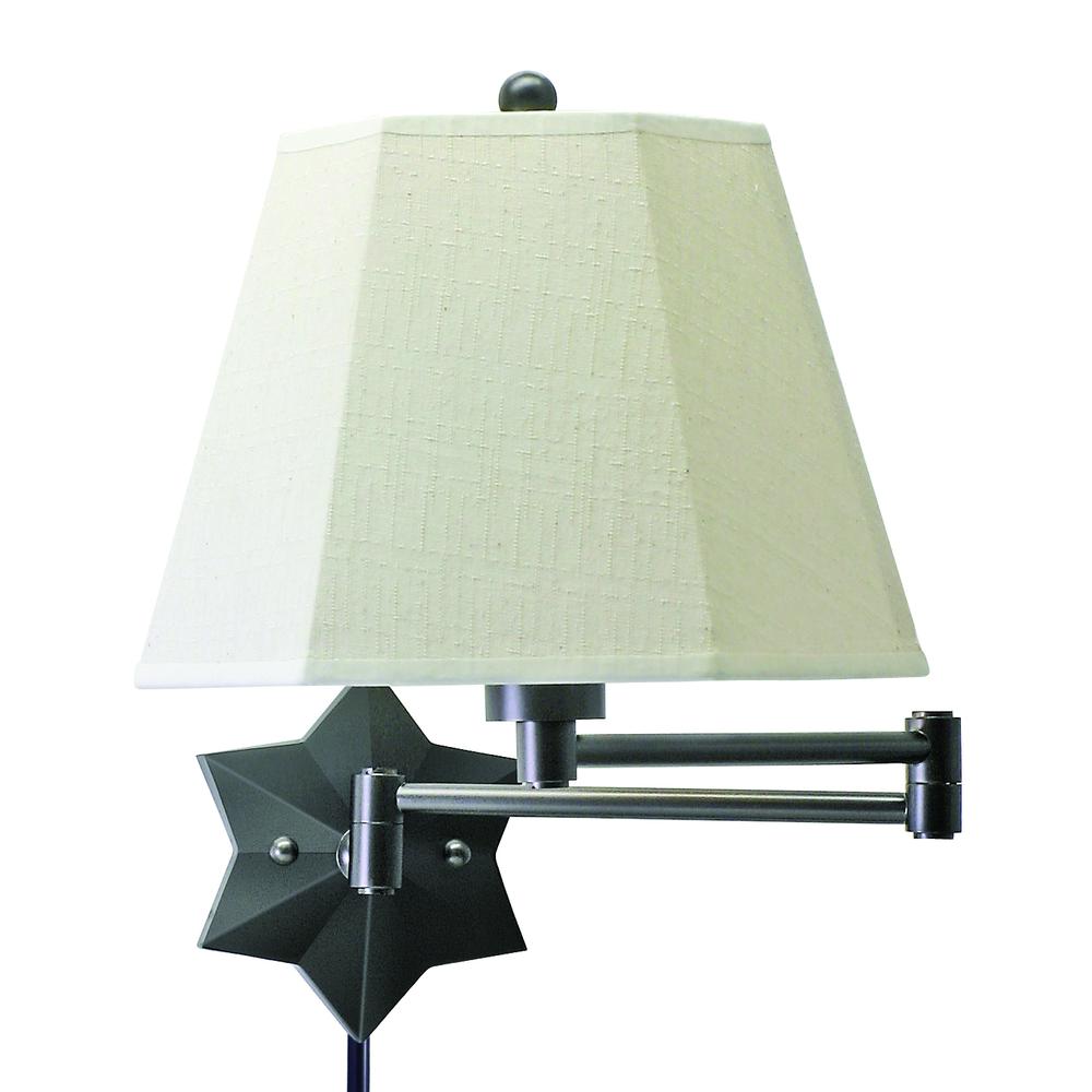 Wall Swing Arm Lamp in Oil Rubbed Bronze. Picture 1