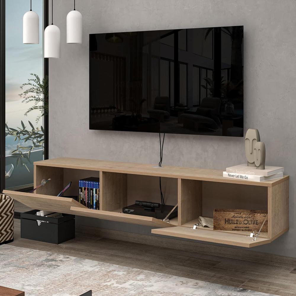 Atelier Mobili Floating TV Stand, TV Stand up to 75 inch TV. Picture 3