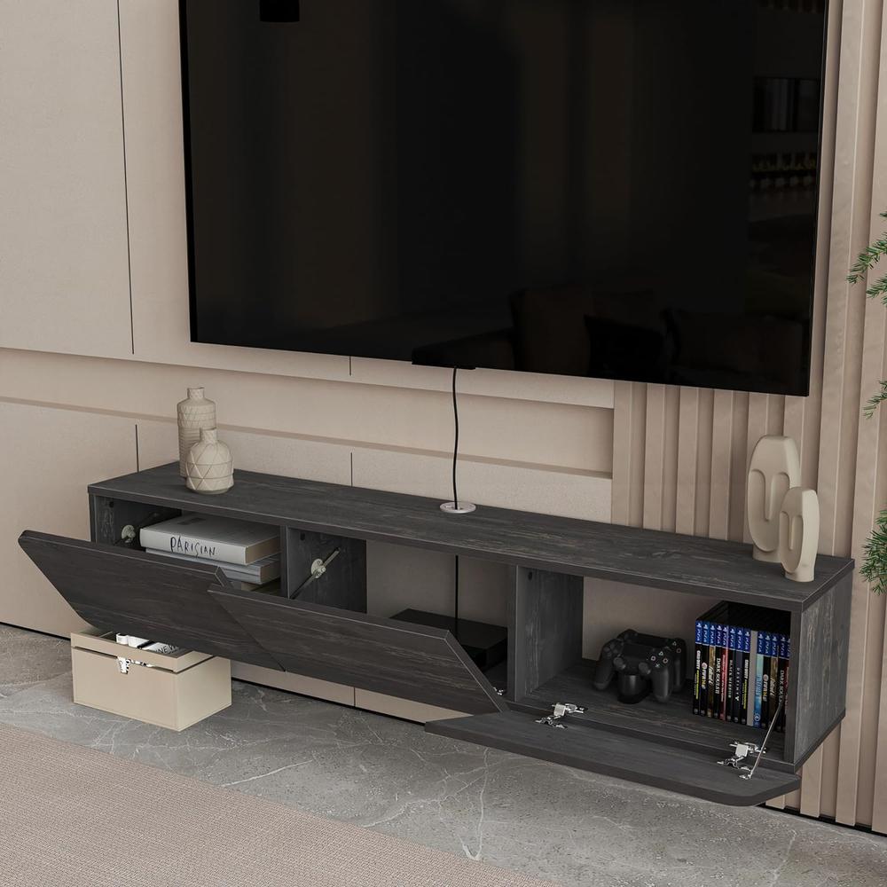 Floating TV Stand 65 inch for up to 80 inch TV. Picture 5