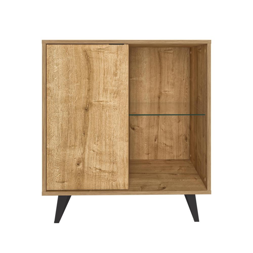 Sideboard, Storage Cabinet (1 Door, Oak). Picture 2
