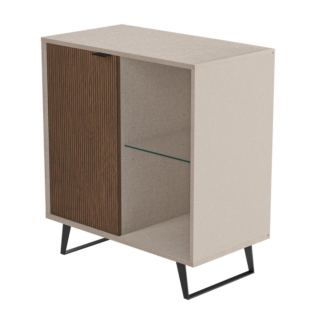 Sideboard, Storage Cabinet (1 Door, Cotton & Wood). Picture 1
