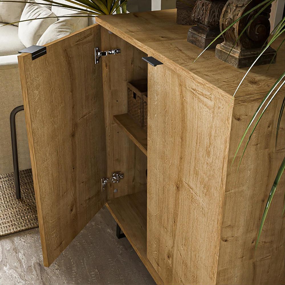 Sideboard, Storage Cabinet (2 Door, Oak). Picture 6