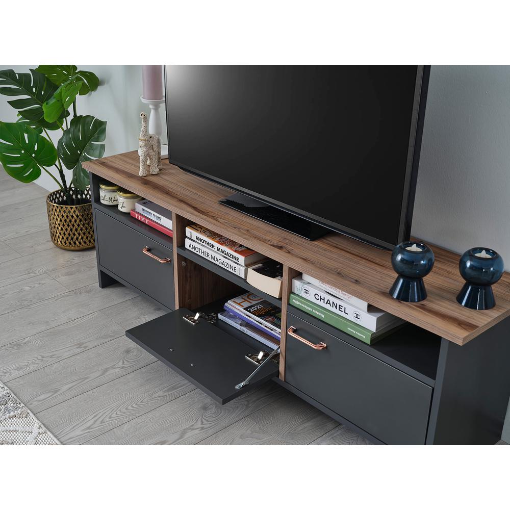 Interchangeable 65 Inch TV Stands for Living Room, Mid Century Modern TV Stand. Picture 7