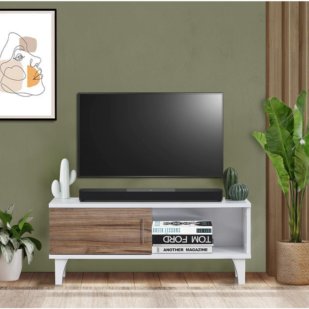 TV Stand for Bedroom - 55 Inch TV Stand - Small Entertainment Center. Picture 1