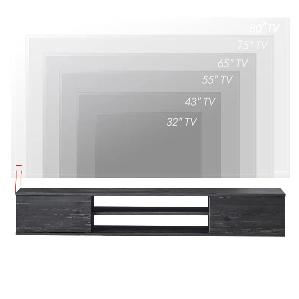 Floating TV Console for up to 80 inch TV. Picture 7