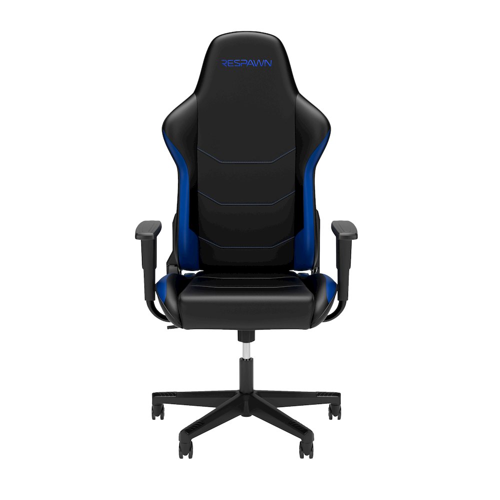 Racing Style High Back PC Computer Desk Office Chair - Blue. Picture 2