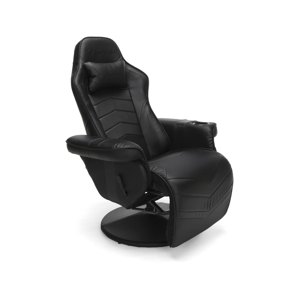Racing Style, Reclining Gaming Chair Black. Picture 2