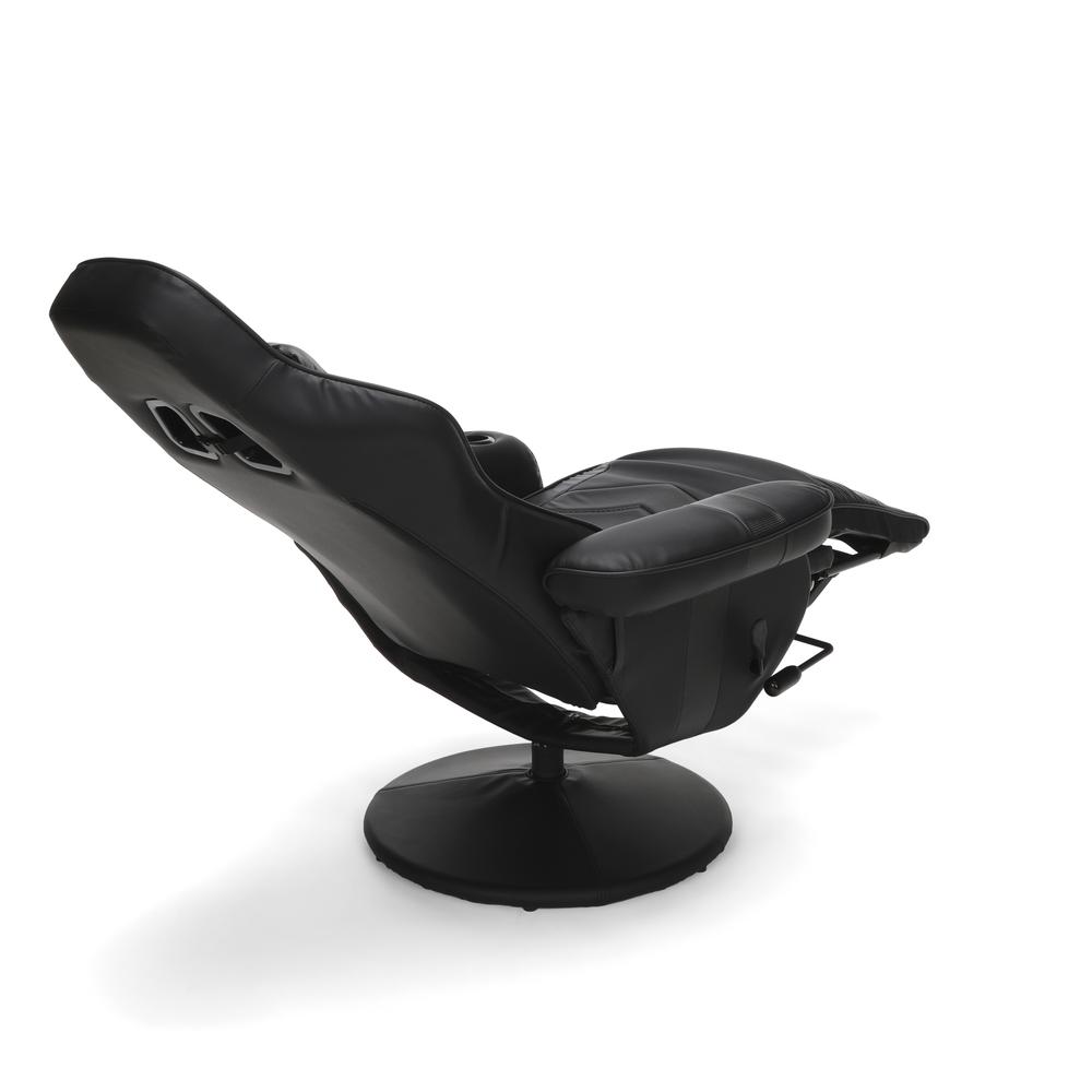 Racing Style, Reclining Gaming Chair Black. Picture 6