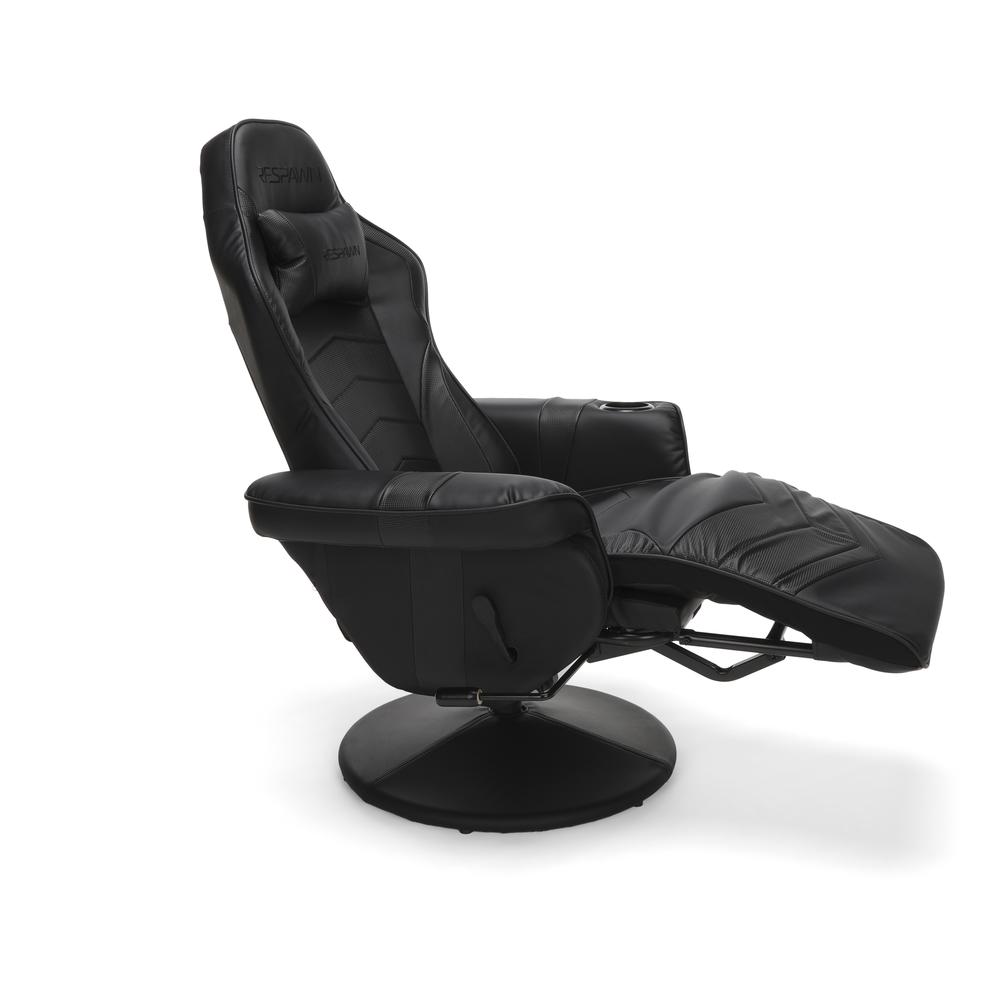 Racing Style, Reclining Gaming Chair Black. Picture 3