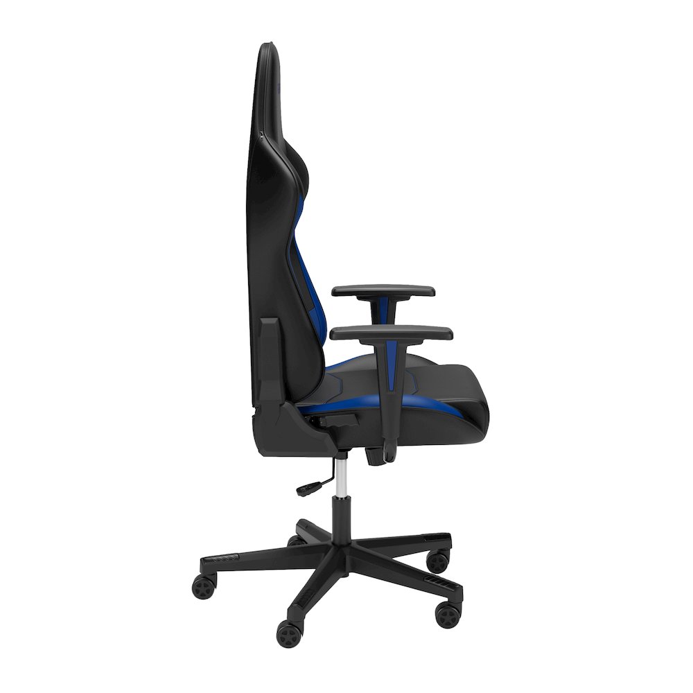 Racing Style High Back PC Computer Desk Office Chair - Blue. Picture 3