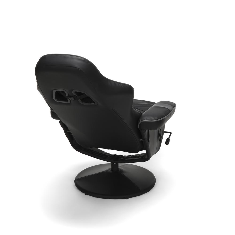 Racing Style, Reclining Gaming Chair, Gray. Picture 7