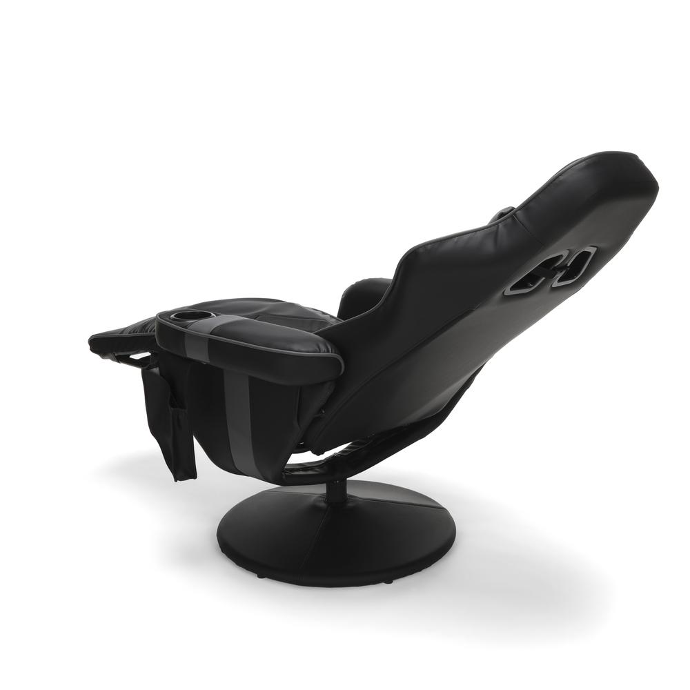 Racing Style, Reclining Gaming Chair, Gray. Picture 10