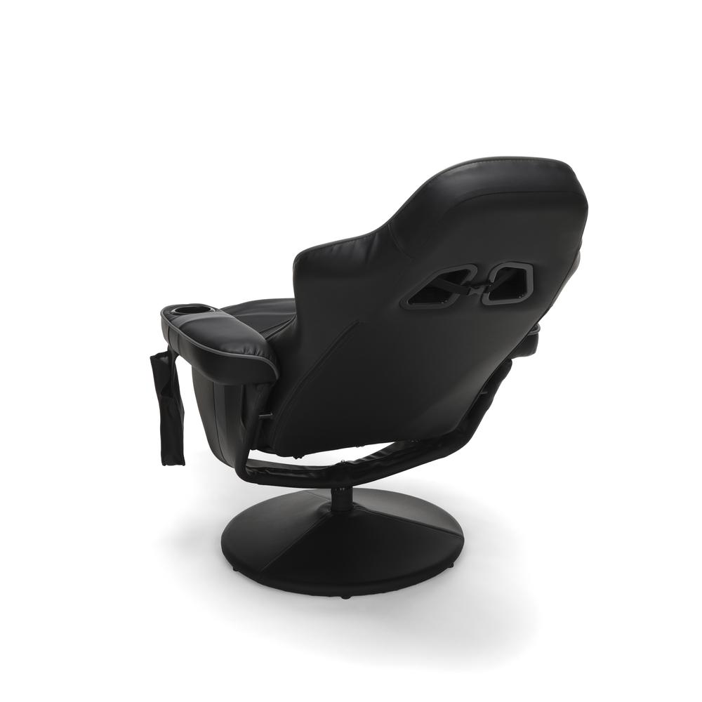 Racing Style, Reclining Gaming Chair, Gray. Picture 9