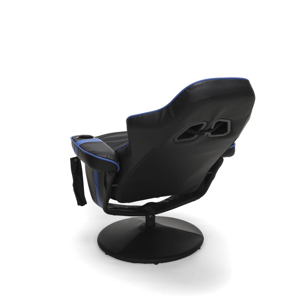Racing Style, Reclining Gaming Chair, Blue. Picture 9