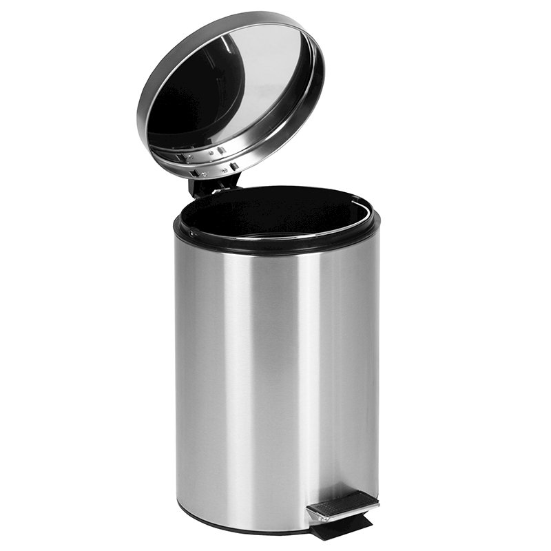 Stainless Steel Imprint Resistant Soft Close, Step Trash Can -3.2 Gallons (12L). Picture 4