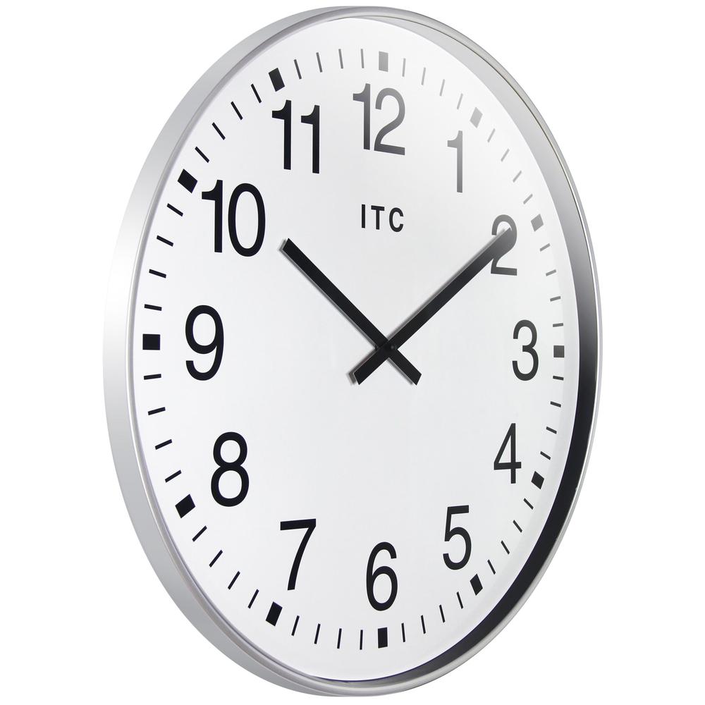 Profuse 19" Business Clock, Silver. Picture 2
