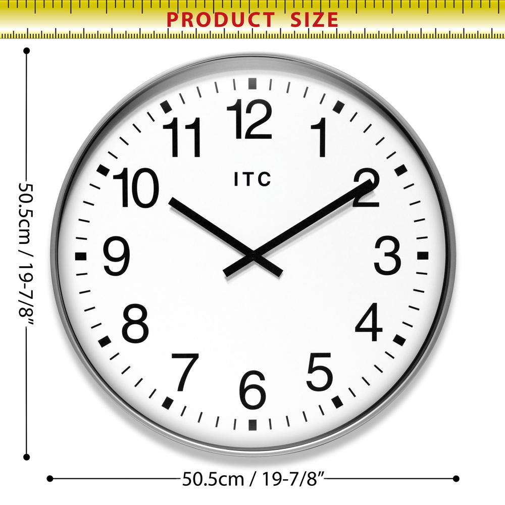 Profuse 19" Business Clock, Silver. Picture 6