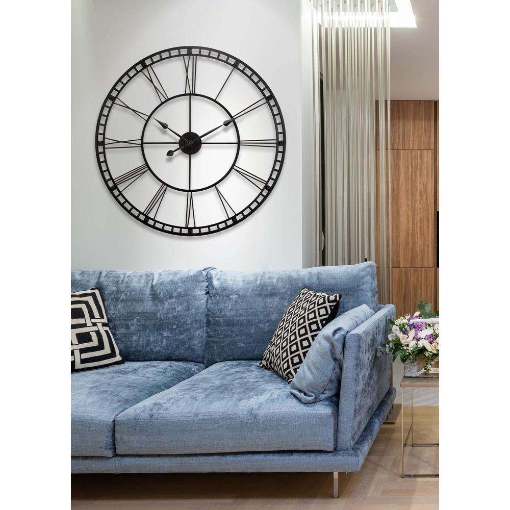 The Tower XXL - Black, 39" Wall Clock. Picture 7