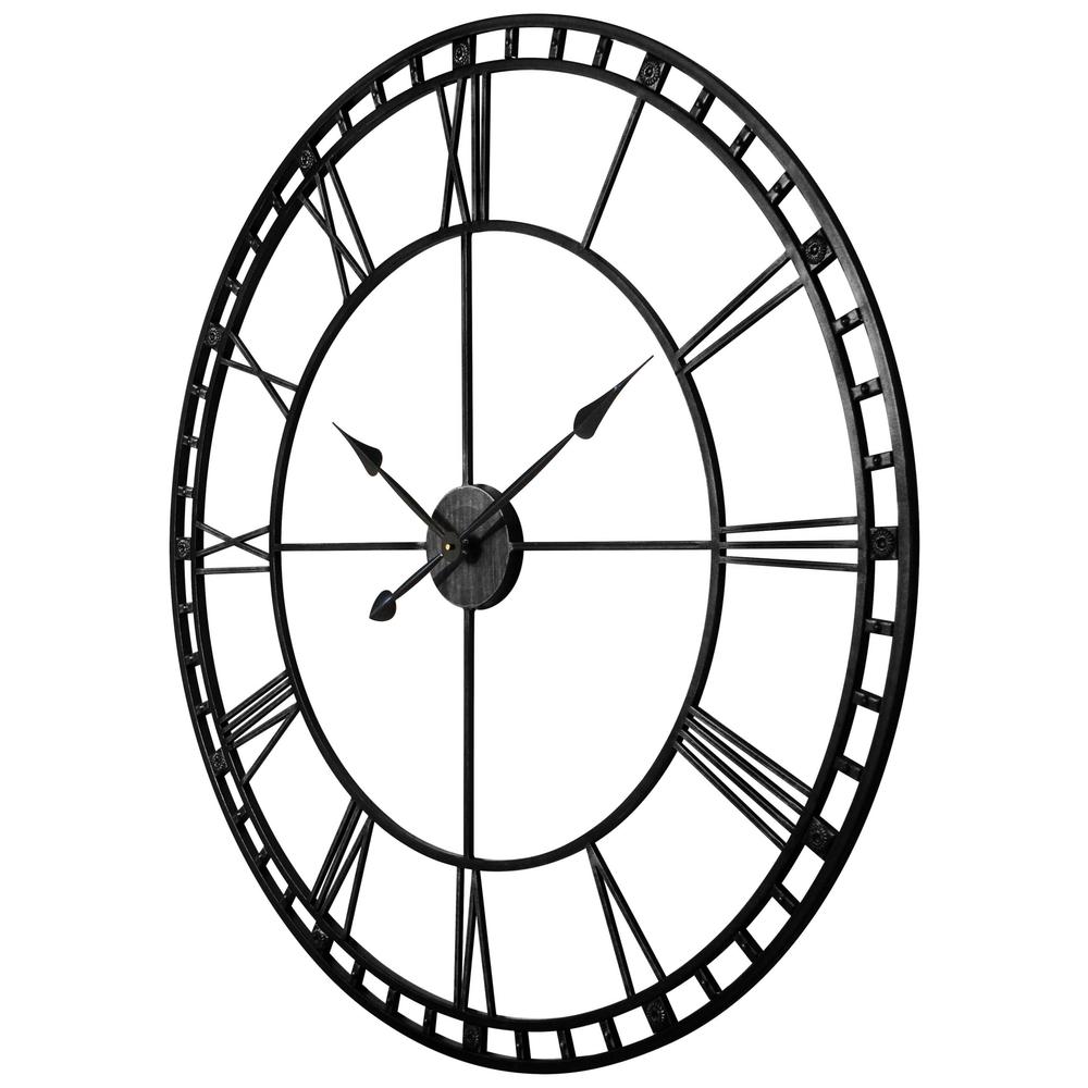 The Tower XXL - Black, 39" Wall Clock. Picture 4
