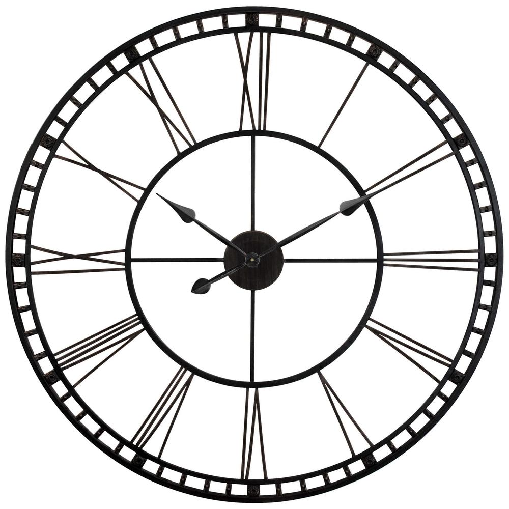 The Tower XXL - Black, 39" Wall Clock. Picture 1