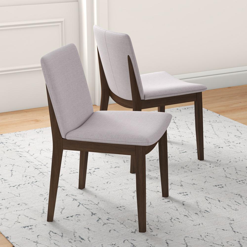 Laura Mid-Century Modern Solid Wood Dining Chair (Set of 2). Picture 3