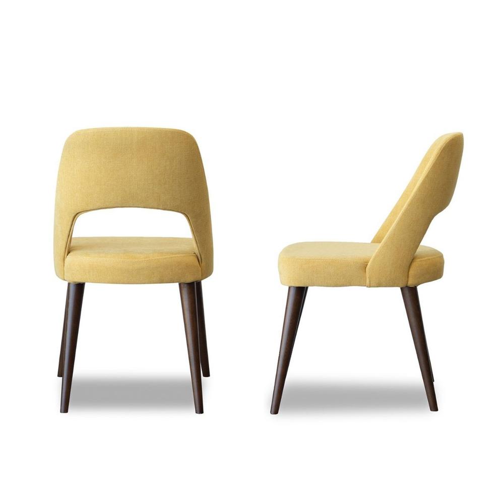 Juliana Mid Century Modern Upholstered Dining Chair (Set of 2). Picture 2