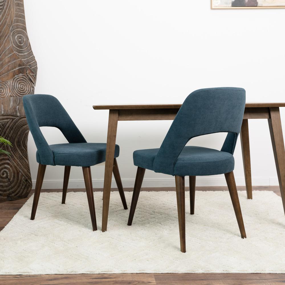 Juliana Mid Century Modern Upholstered Dining Chair (Set of 2). Picture 3
