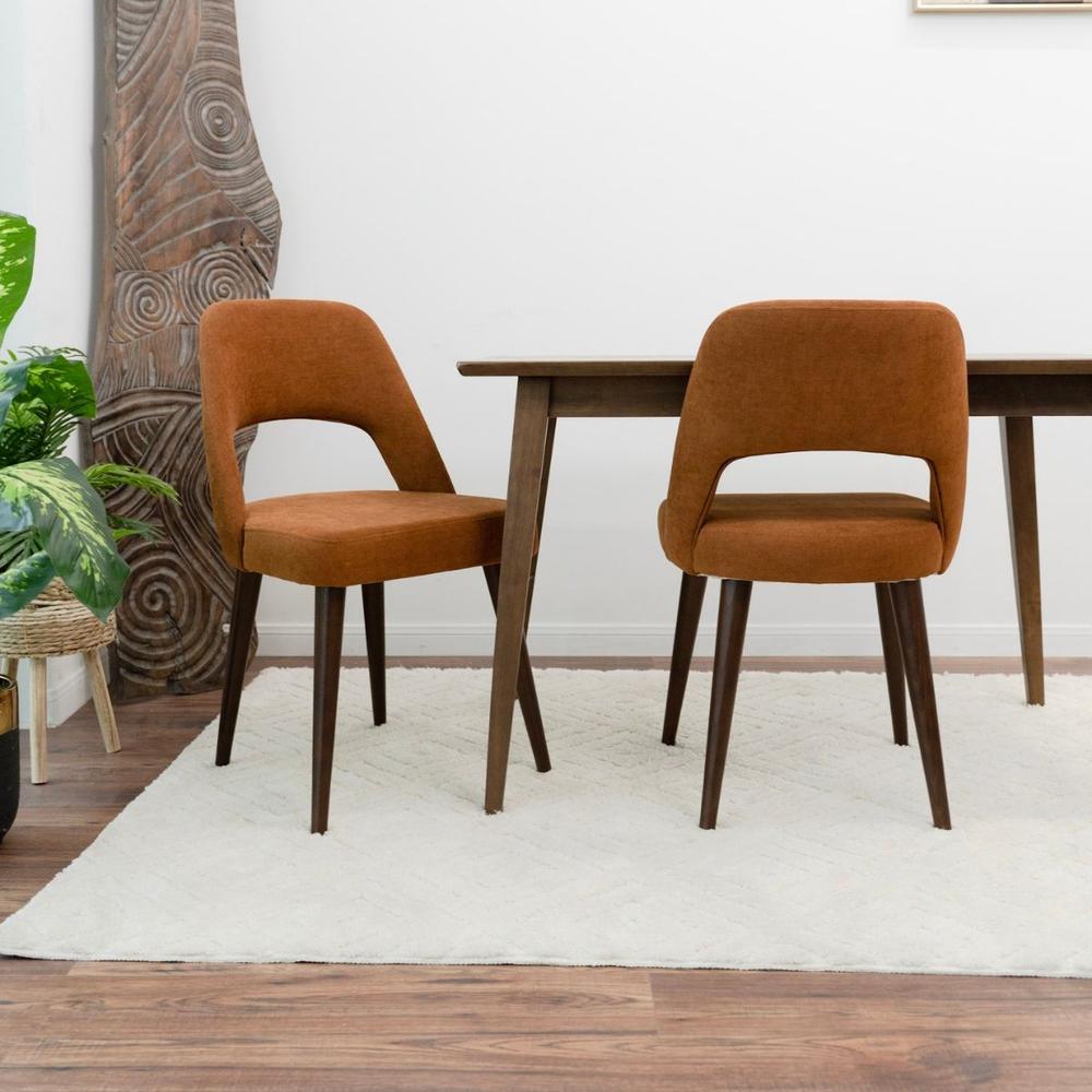 Juliana Mid Century Modern Upholstered Dining Chair (Set of 2). Picture 3
