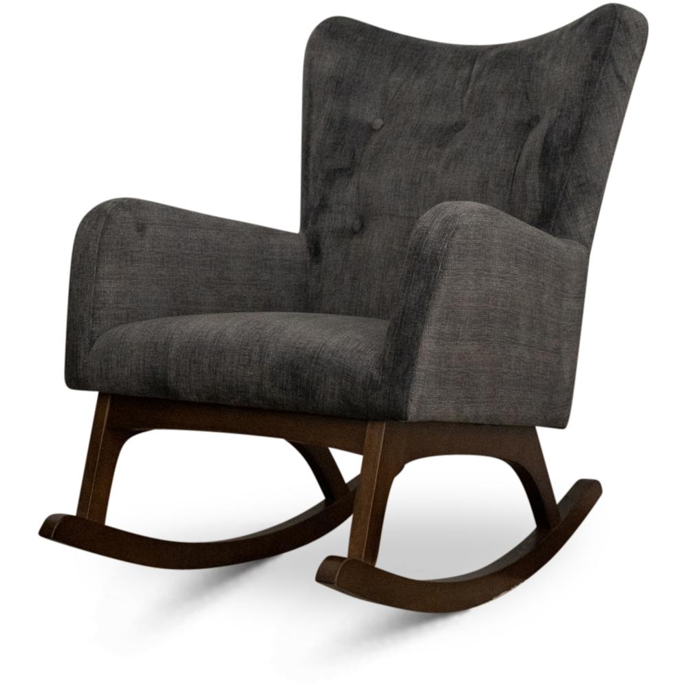 Alistair Solid Wood Rocking Chair. Picture 1