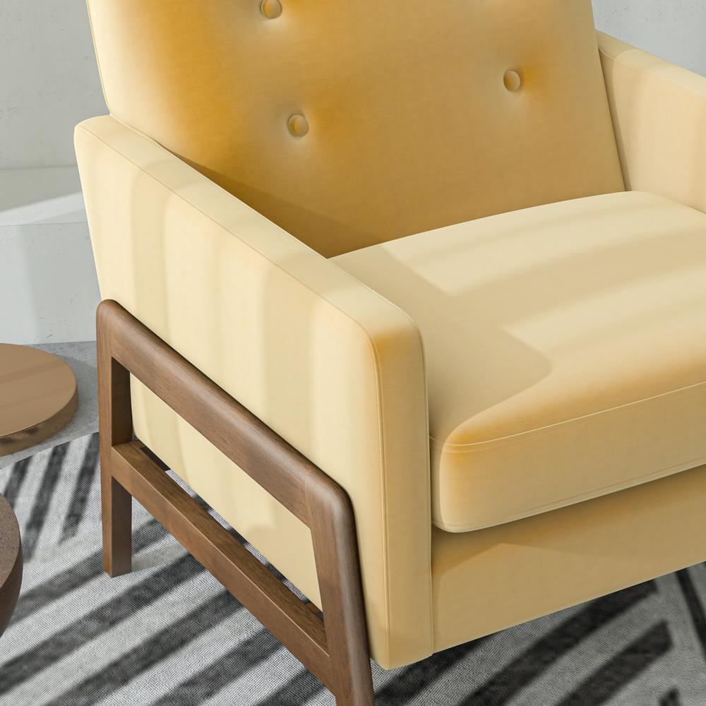 Cole Solid Wood Lounge Chair. Picture 3