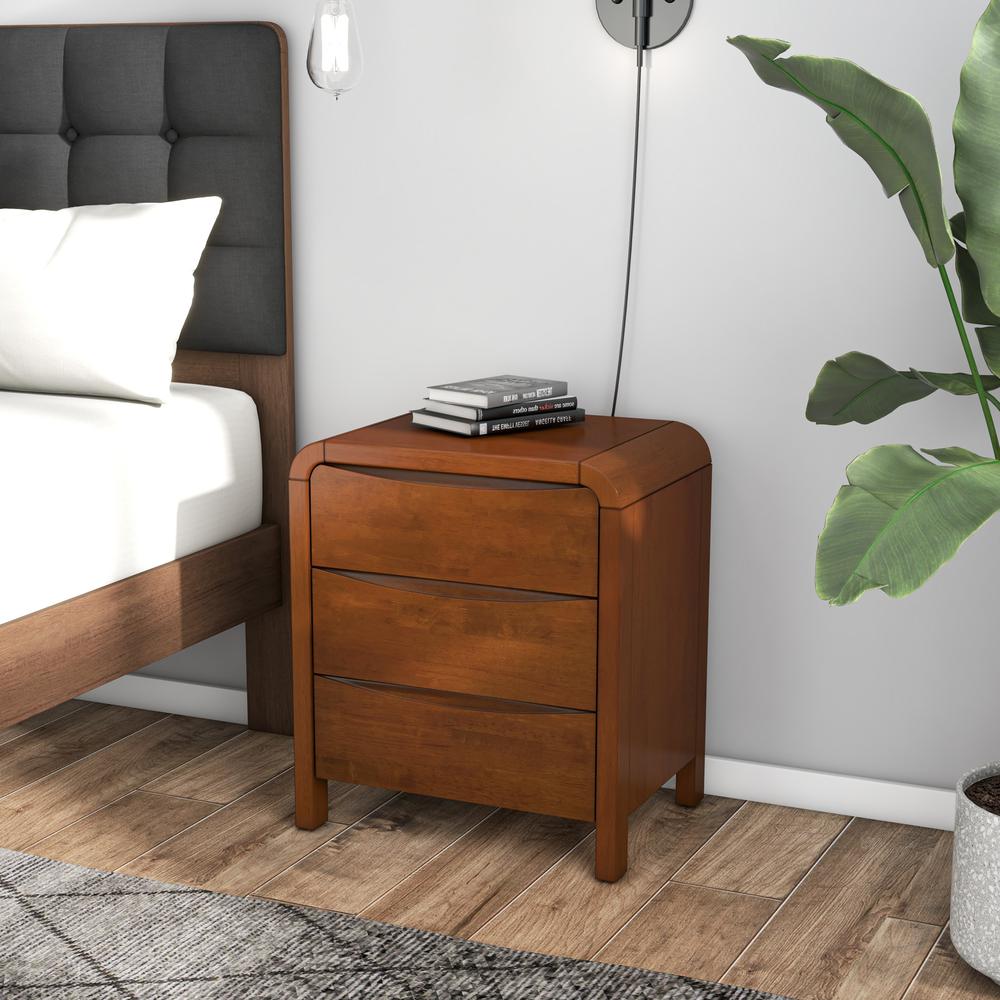 Lionel Mid Century Modern Solid Wood 6-Drawer Dresser. Picture 3