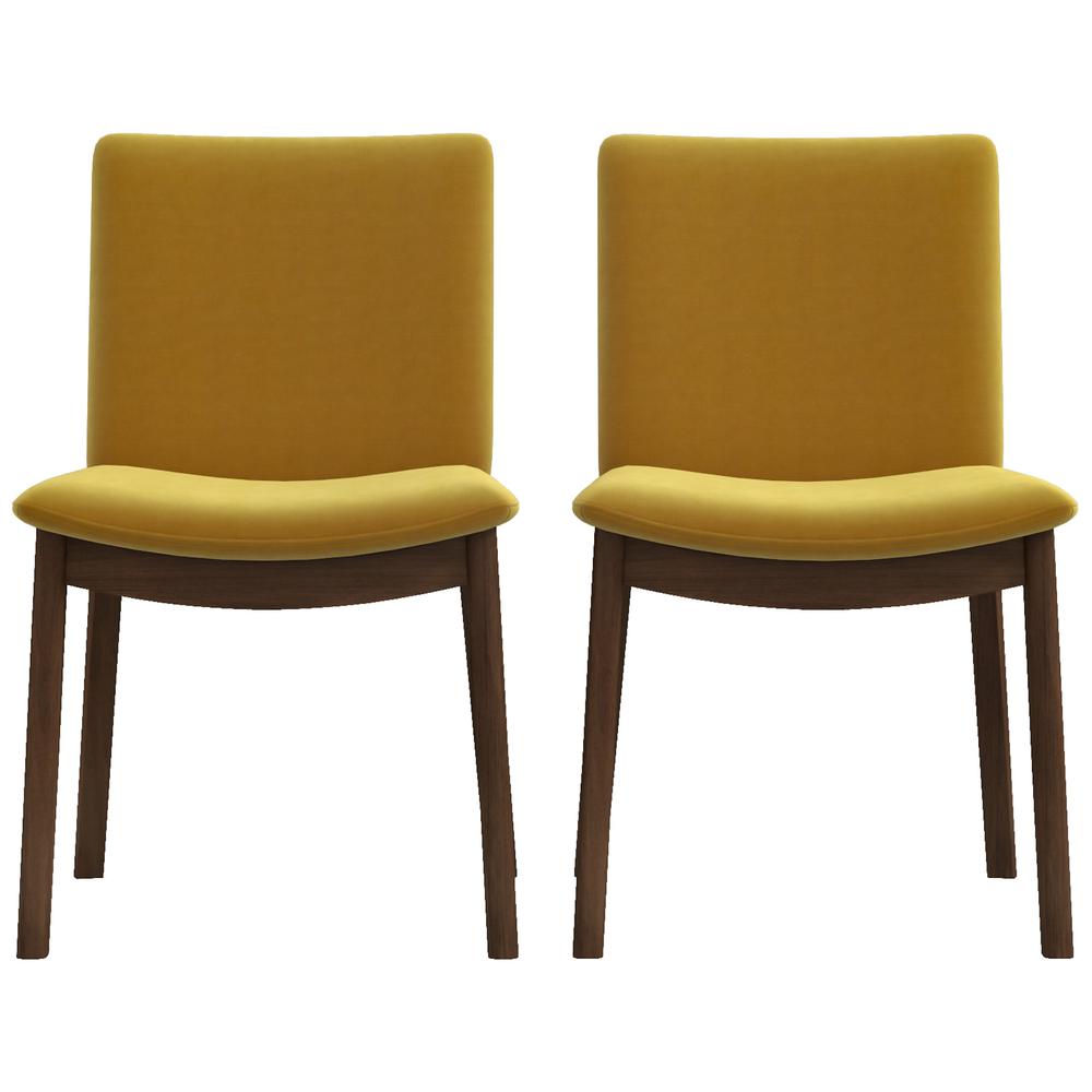 Laura Mid-Century Modern Solid Wood Dining Chair (Set of 2). Picture 1
