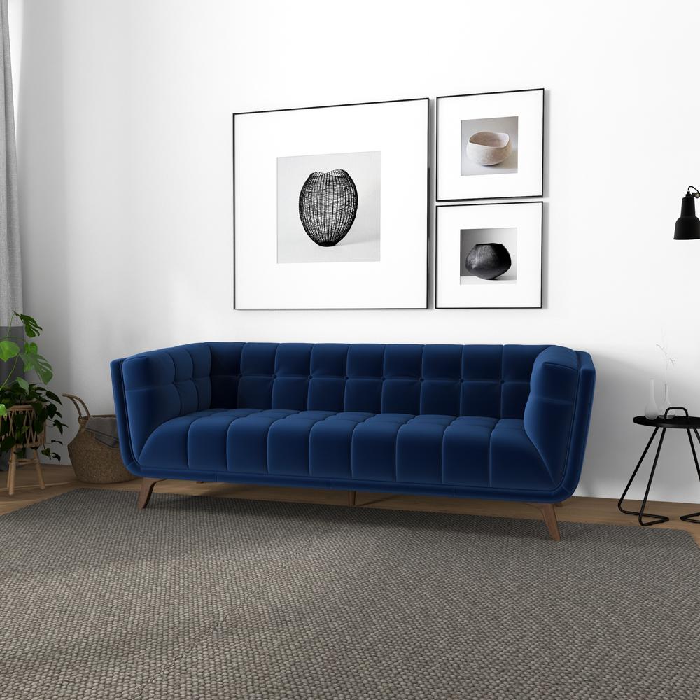 Addison Mid Century Modern Tufted Sofa. Picture 2