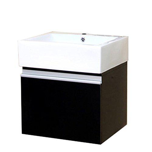 20.5 in Single wall mount style sink vanity-wood-espresso. Picture 1