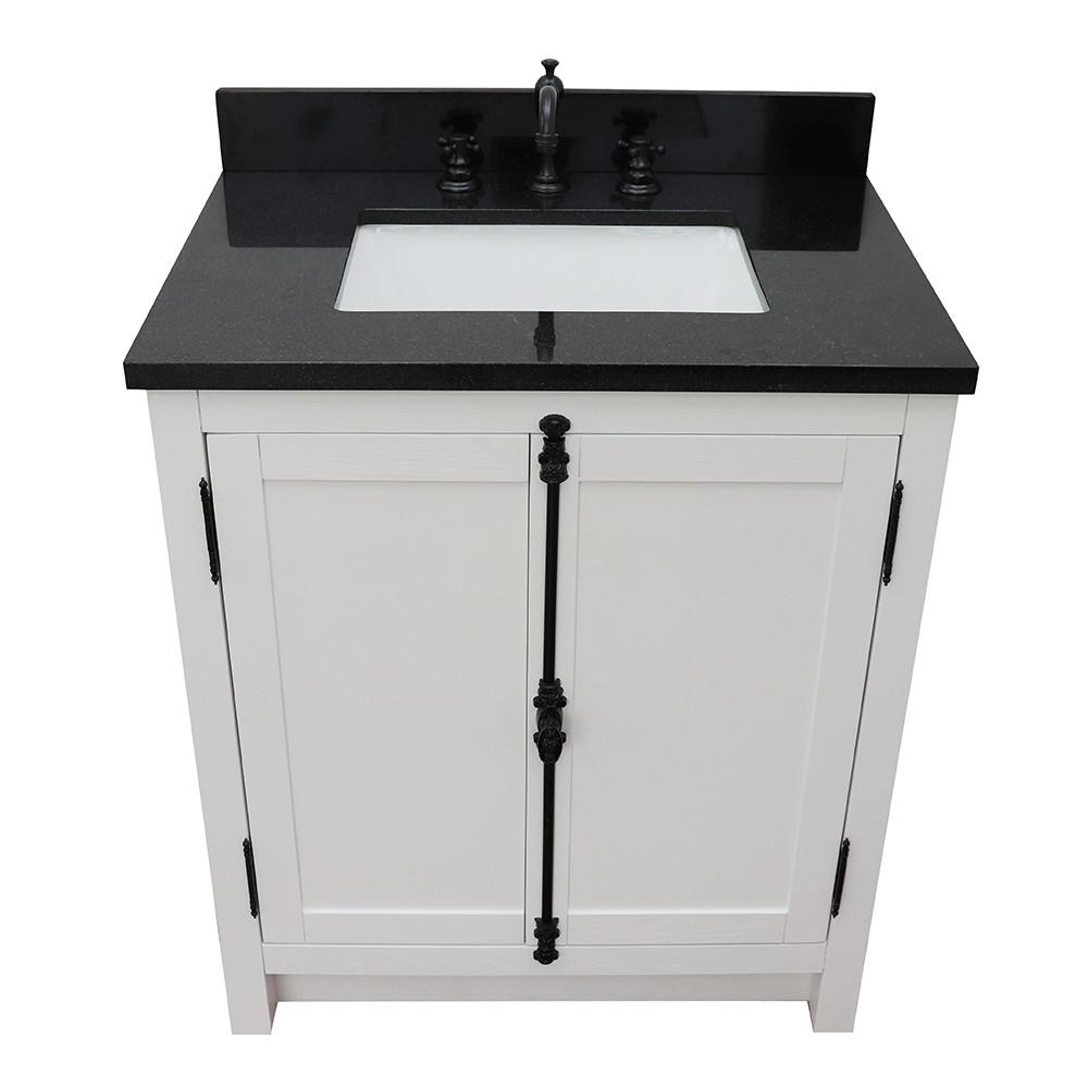 30 Single vanity in Glacier Ash finish - cabinet only. Picture 25