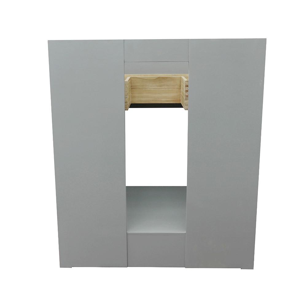 30 Single vanity in Gray Ash finish - cabinet only. Picture 5