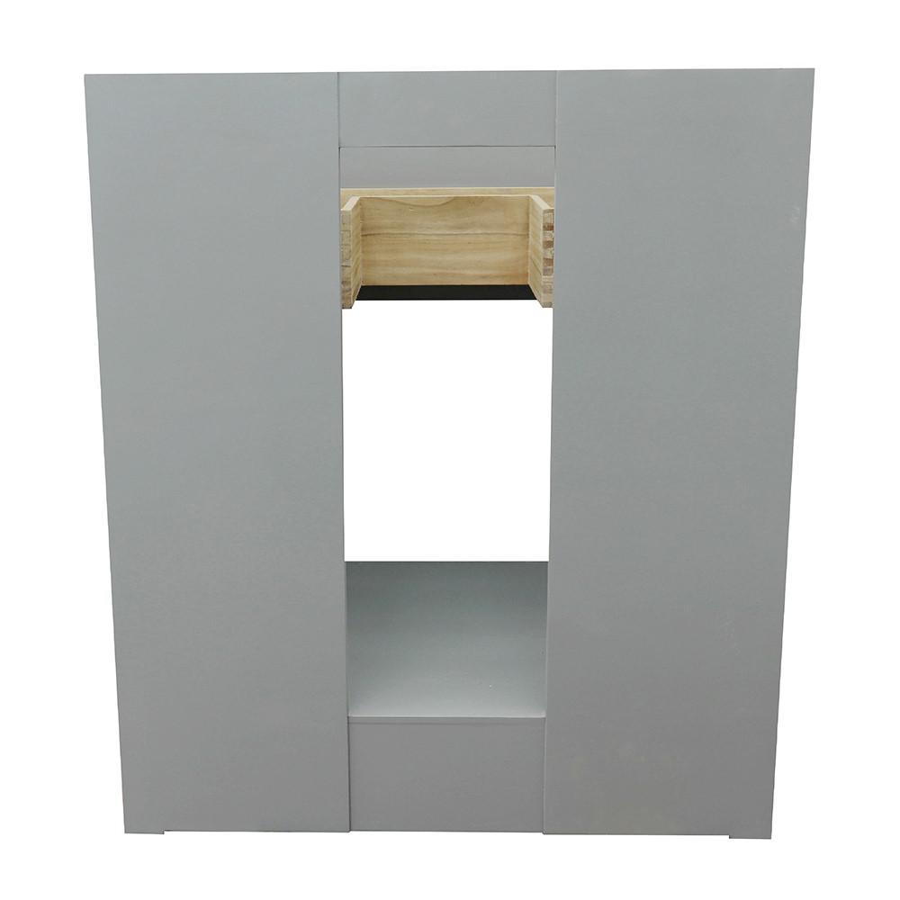 30 Single vanity in Gray Ash finish - cabinet only. Picture 30