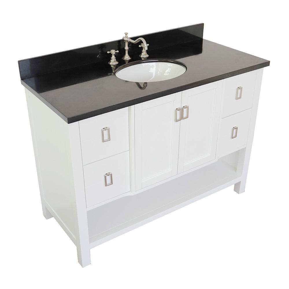 48 Single vanity in White finish - cabinet only. Picture 15
