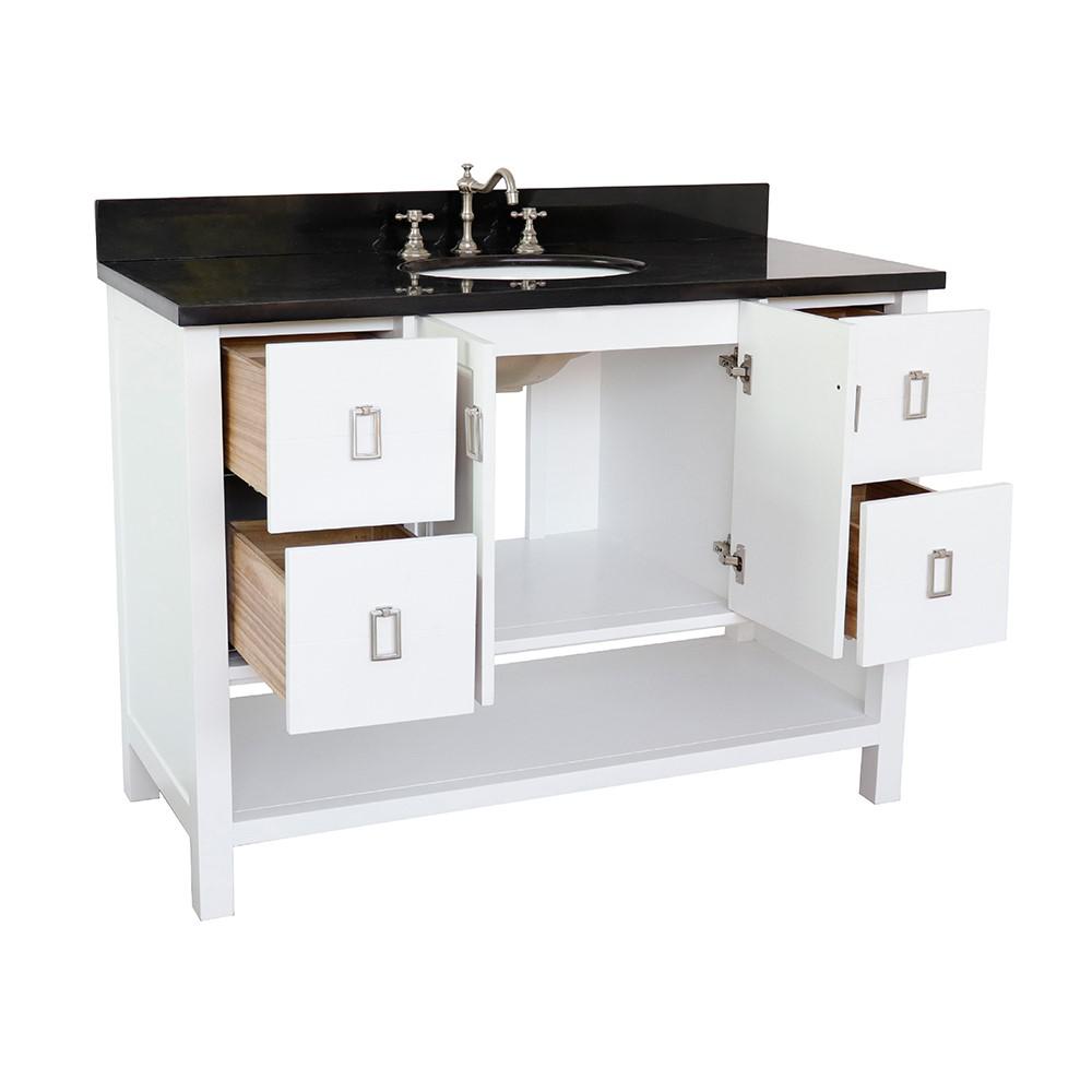 48 Single vanity in White finish - cabinet only. Picture 18