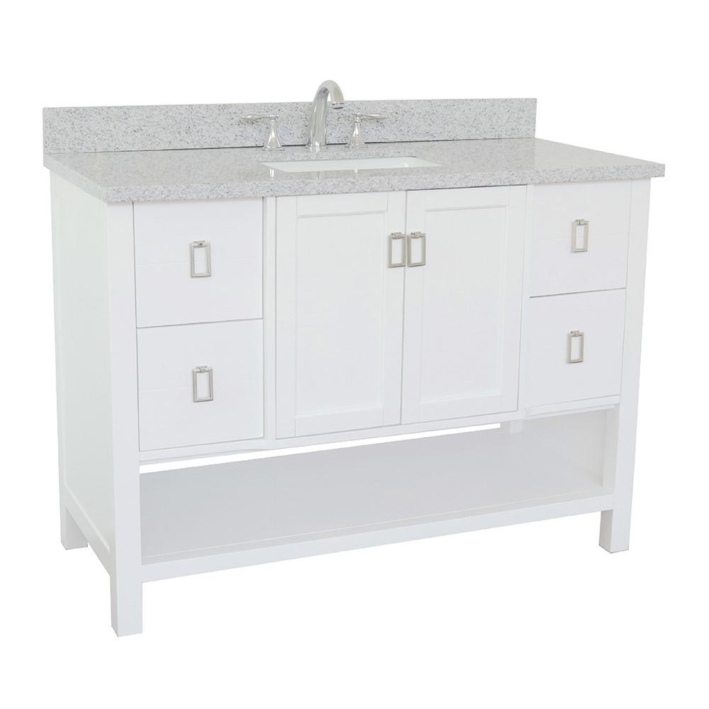 48 Single vanity in White finish - cabinet only. Picture 61