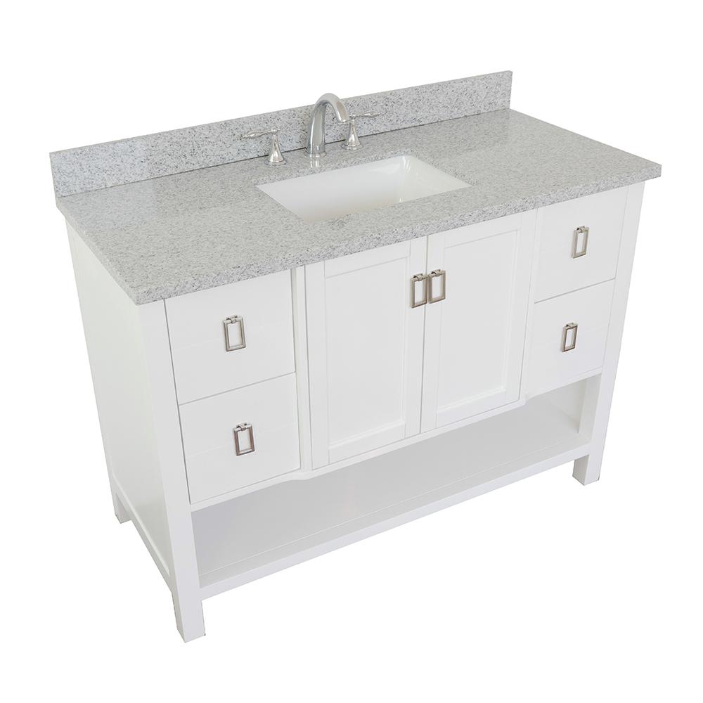 48 Single vanity in White finish - cabinet only. Picture 63