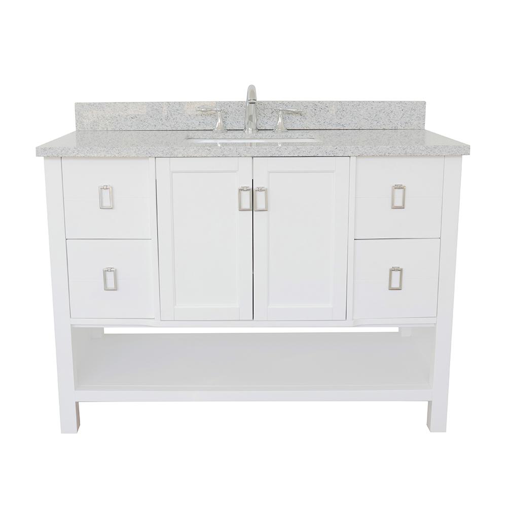 48 Single vanity in White finish - cabinet only. Picture 64