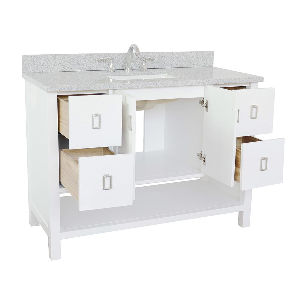 48 Single vanity in White finish - cabinet only. Picture 66